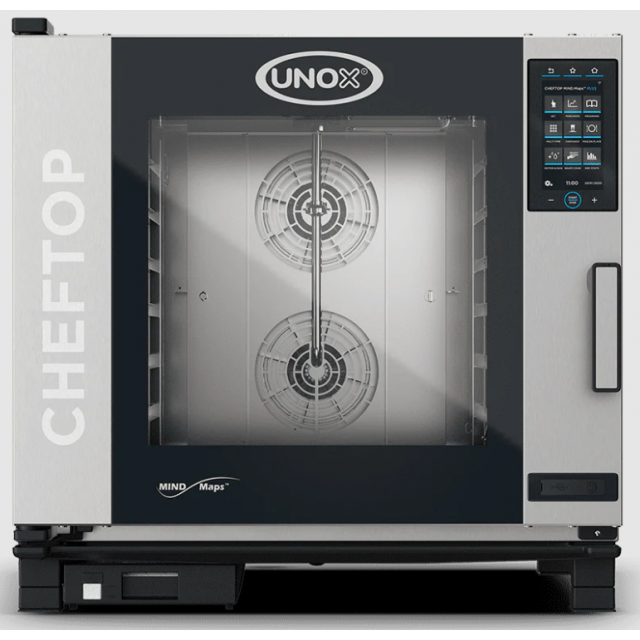 Cuptor gastronomic electric UNOX CHEFTOP MIND.Maps PLUS cu 6 tăvi GN 2/1 si comenzi touch screen cu display 9.5"