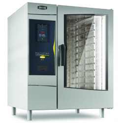 Cuptor electric de patiserie ZANUSSI Magistar Combi TI cu capacitate 8 tavi 600x400mm si ușă cu 3 geamuri