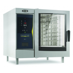 Cuptor gastronomic electric cu boiler ZANUSSI Magistar Combi DS cu 6 tavi GN 1/1, control digital si balamale pe stânga