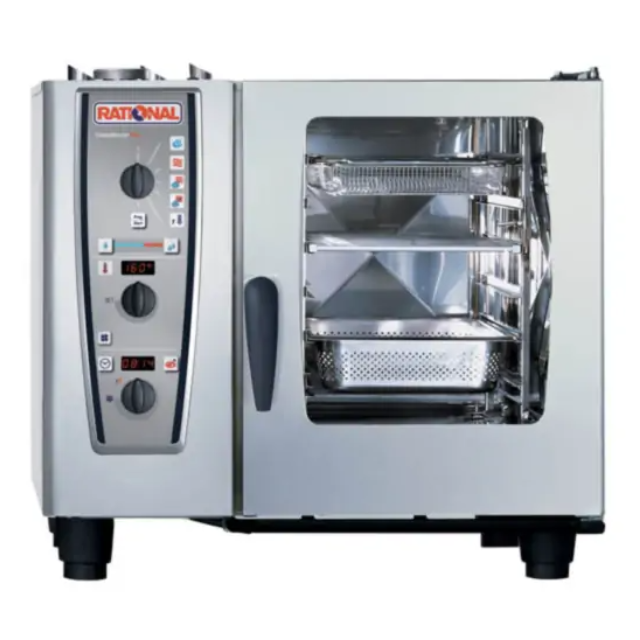 Cuptor gastronomic electric RATIONAL CombiMaster Plus XS cu capacitate 6 tavi GN 1/1 si generator abur