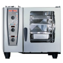 Cuptor gastronomic pe gaz RATIONAL CombiMaster Plus XS cu capacitate 6 tavi GN 1/1 si generator abur