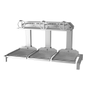 Gratar profesional incorporat ROASTER Parrilla Grill Built-in cu suprafata de prajire 3 Gratare 500X620 mm