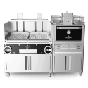 Cuptor profesional ROASTER Combi cu productivitate ± 140 persoane si dimensiuni 1985 x 825 x 1645 mm