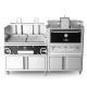 Cuptor profesional ROASTER Combi cu productivitate ± 175 persoane si dimensiuni 2185 x 825 x 1645 mm