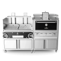 Cuptor profesional ROASTER Combi cu productivitate ± 175 persoane si dimensiuni 2185 x 825 x 1645 mm