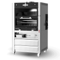 Rotisor de pui pe lemne sau carbune ROASTER cu capacitate 18-24 pui si dimensiuni 1090 x 920 x 1930mm