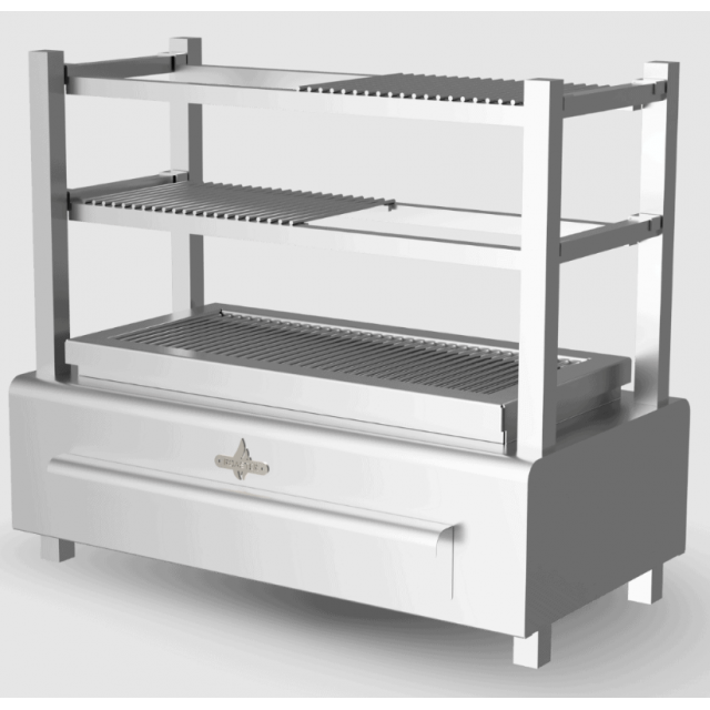 Gratar pe carbuni ROASTER Robata cu suprafață de prăjire 680X295 mm si greutate 82kg