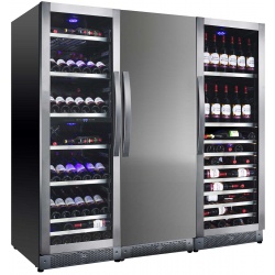 Racitor de vinuri Caso WineMaster Touch A one, 44 sticle, 117 W, negru/otel inoxidabil