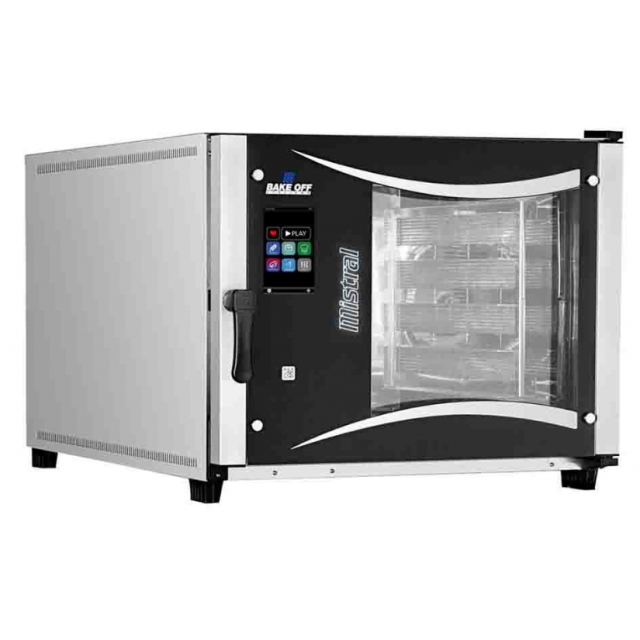Cuptor electric Bake Off Italiana Mistral L Master Pro cu capacitate 5 tavi 40x80 - 46x76 cm si putere 9 kW