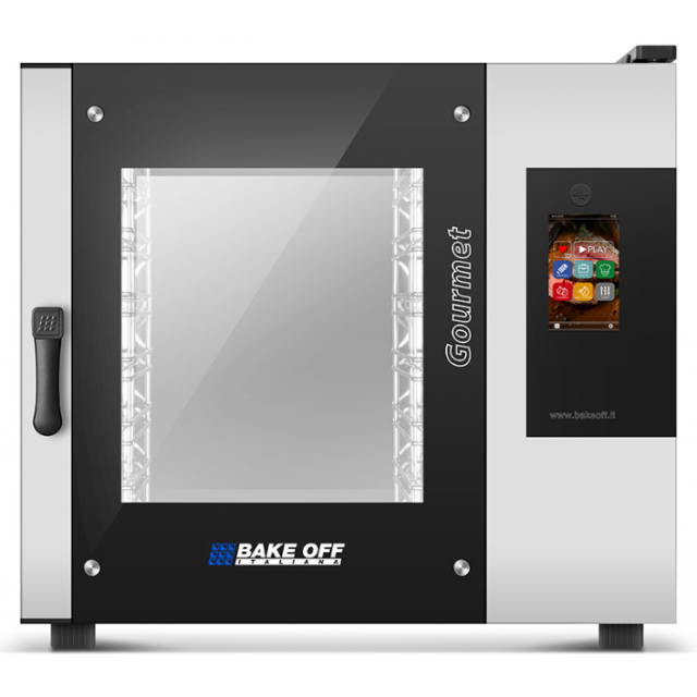 Cuptor electric Bake Off Italiana Rock Gourmet Master Pro cu capacitate 6 tavi GN 2/1 cm si putere 17.5 kW