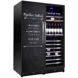 Racitor de vinuri Caso WineMaster Touch A one, 44 sticle, 117 W, negru/otel inoxidabil