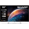 Televizor Sharp QLED MiniLED 65JP7265E, 164 cm, Smart Google TV, 4K Ultra HD