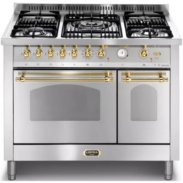 Aragaz Lofra RBI66MFT/CI, 60x60 cm, gaz, 4 arzatoare, grill, aprindere electronica, timer, crem