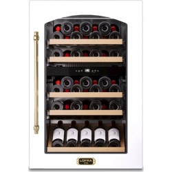 Vitrina de vinuri LOFRA Dolcevita ZBRNM24T, 24 sticle, 1 zone temperatura +3 +18 °C, finisaj negru