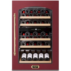 Vitrina de vinuri LOFRA Dolcevita ZBRNM24T, 24 sticle, 1 zone temperatura +3 +18 °C, finisaj negru