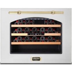 Vitrina de vinuri LOFRA Dolcevita ZBRS24T, 24 sticle, 1 zone temperatura +3 +18 °C, finisaj inox