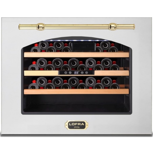 Vitrina de vinuri LOFRA Dolcevita ZBRS24T, 24 sticle, 1 zone temperatura +3 +18 °C, finisaj inox