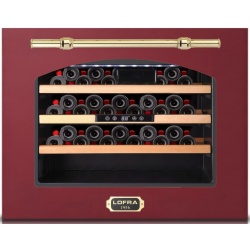 Vitrina de vinuri LOFRA Dolcevita ZBRBI24T, 24 sticle, 1 zone temperatura +3 +18 °C, finisaj bej