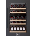 Vitrina de vinuri LOFRA Dolcevita ZBPNM41MD, 41 sticle, 2 zone temperatura +3 +16 / +5 +18 °C, finisaj negru