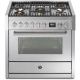 Aragaz Steel Oxford X9F, 90X60cm, 6 arzatoare, cuptor electric multifunctional, timer, aprindere electronica, crem inchis Aragaz Steel Oxford X9F, 90X60cm, 6 arzatoare, cuptor electric multifunctional, timer, aprindere electronica, crem inchis