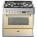 Aragaz Lofra RBI66MFT/CI, 60x60 cm, gaz, 4 arzatoare, grill, aprindere electronica, timer, crem