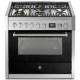 Aragaz Steel Genesi, 90X60cm, 6 arzatoare, cuptor electric multifunctional, timer, aprindere electronica, crem