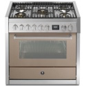 Aragaz Lofra RBI66MFT/CI, 60x60 cm, gaz, 4 arzatoare, grill, aprindere electronica, timer, crem