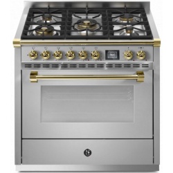 Aragaz Lofra RBI66MFT/CI, 60x60 cm, gaz, 4 arzatoare, grill, aprindere electronica, timer, crem