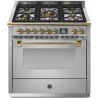 Aragaz Lofra RBI66MFT/CI, 60x60 cm, gaz, 4 arzatoare, grill, aprindere electronica, timer, crem