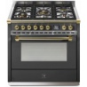 Aragaz Lofra RBI66MFT/CI, 60x60 cm, gaz, 4 arzatoare, grill, aprindere electronica, timer, crem