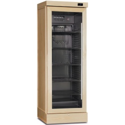 Vitrina de vinuri Klimaitalia CLW 420 L, capacitate 382 litri, temperatura +4°/ +18°C, lemn deschis