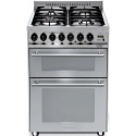 Aragaz Lofra Professional PUD66MFE/Ci, 60x60cm, 4 arzatoare, 2 cuptoare electrice, grill, rotisor, aprindere electronica, inox
