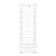 Vitrina de vinuri Nevada Concept NW20S-FG, 20 sticle, doua zone, negru