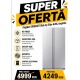 Side by Side Exquisit SBS46-1A+SI, Clasa A+, 428L, No Frost, Argintiu