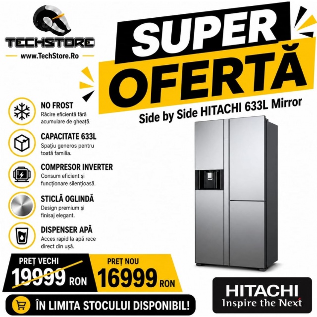 FRIGIDER side by side HAIER HRF-800DGS8, 435 kWh/an, 792 L, 457 L, sticla