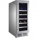 Racitor de vinuri Caso WineMaster Touch A one, 44 sticle, 117 W, negru/otel inoxidabil