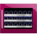 Vitrina de vinuri incorporabila Nevada Color NW24S-SSL-SC-4006, 24 sticle, Violet (RAL 4006)