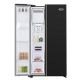 FRIGIDER HAIER HRF-628DF6, A+, 449 kWh/an, 380 L, 199 L, argintiu