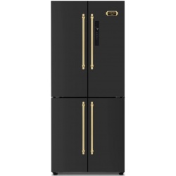FRIGIDER HAIER HRF-628DF6, A+, 449 kWh/an, 380 L, 199 L, argintiu