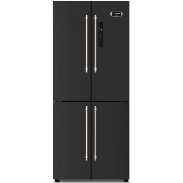 FRIGIDER HAIER HRF-628DF6, A+, 449 kWh/an, 380 L, 199 L, argintiu