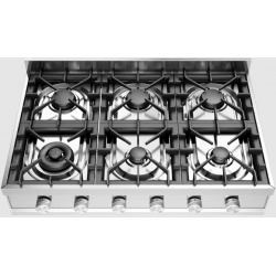 Plita incorporabila ILVE Professional Plus HP965, 90 cm, 4 arzatoare+Fry Top, aprindere electronica, siguranta Stop-Gaz, inox