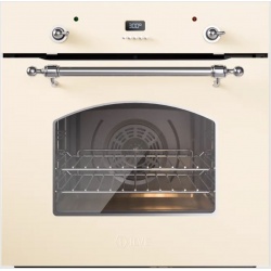 Cuptor electric incorporabil ILVE Nostalgie OV60SNE3, 60 cm, 60l, 10 functii gatire, convectie, functie ECO, alb antic