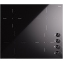 Plita inductie incorporabila ILVE Professional HVI364 60 cm, 4 zone gatit, booster, senzor pan, sticla ceramica neagra