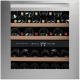 Vitrina de vinuri incorporabila Nevada Concept NW40D-SS1, 40 sticle, doua zone, inox