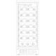 Racitor de vinuri Caso WineMaster Touch A one, 44 sticle, 117 W, negru/otel inoxidabil