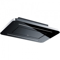 Hota design Baraldi Surf 01SUR090BL70, 90 cm, 700 m3/h, sticla neagra