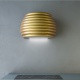 Hota decorativa de perete Sirius SLT 104 SNOOP-GOLD, 60 cm, 600 m3/h, ceramica, Auriu