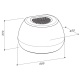 Hota decorativa de perete Sirius SLT 106 LINK-WHITE, 60 cm, 600 m3/h, ceramica, Alb