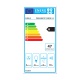 Hota design Baraldi Surf 01SUR090BL70, 90 cm, 700 m3/h, sticla neagra