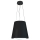 Hota insula SILT 28 LAMP, 48 cm, 550 m3/h, lumina ambientala, Negru